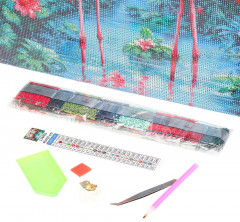 Мозаика алмазная «Влюблённые фламинго» - Фото 3