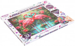 Мозаика алмазная «Влюблённые фламинго» - Фото 6