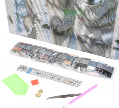 Мозаика алмазная «Волки зимой» - Фото 3