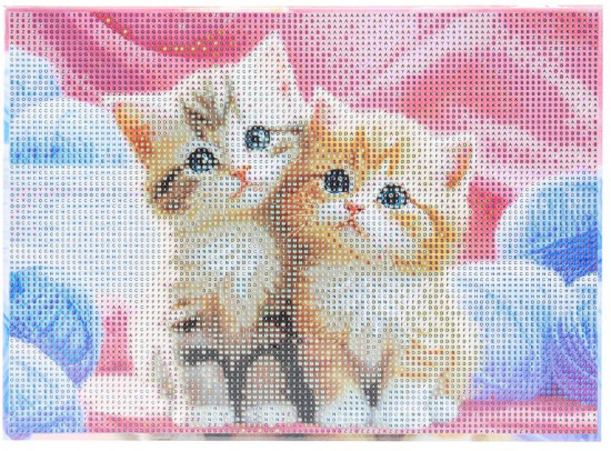 Мозаика алмазная «Котики»