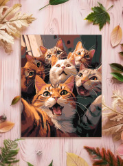 Картина по номерам на холсте с подрамником «Котофото» - Фото 1