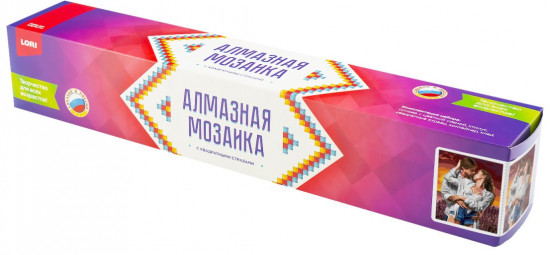 Мозаика алмазная с квадратными стразами «Пара влюбленных»