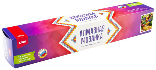 Мозаика алмазная с квадратными стразами «Сочные фрукты»