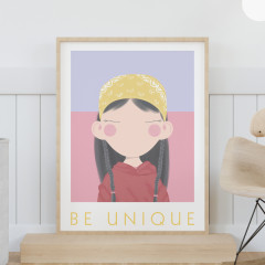 Детские интерьерные постеры «Be unique - boy&girl» - Фото 2