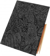 Набор для скретчинга «Леопард» - Фото 1