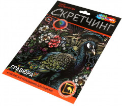 Набор для скретчинга «Павлин» - Фото 5