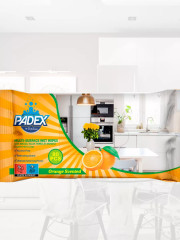 Салфетки влажные для очищения поверхностей с ароматом апельсина «Padex» - Фото 5