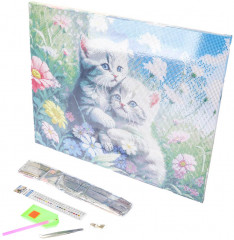 Алмазная мозаика «Котики-обнимашки» - Фото 5