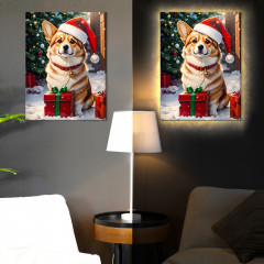 Картина по номерам с подсветкой «Рождественский хранитель подарков» - Фото 1