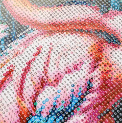 Алмазная мозаика «Фламинго в цветах» - Фото 3