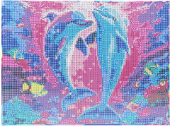 Мозаика алмазная «Дельфины» - Фото 2
