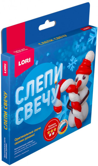 Набор для изготовления свечи «Снеговик с карамелью»