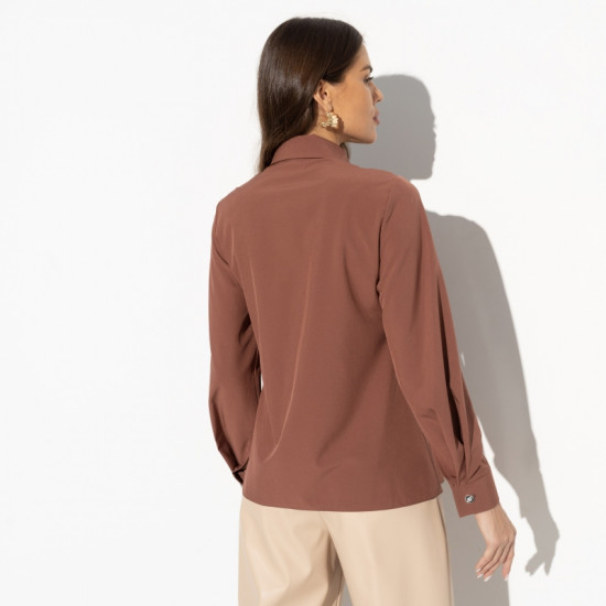 Блуза женская с креативным воротником Неожиданный эффект