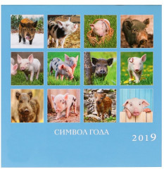 Календарь на скрепке «Символ года» 2019 год - Фото 2
