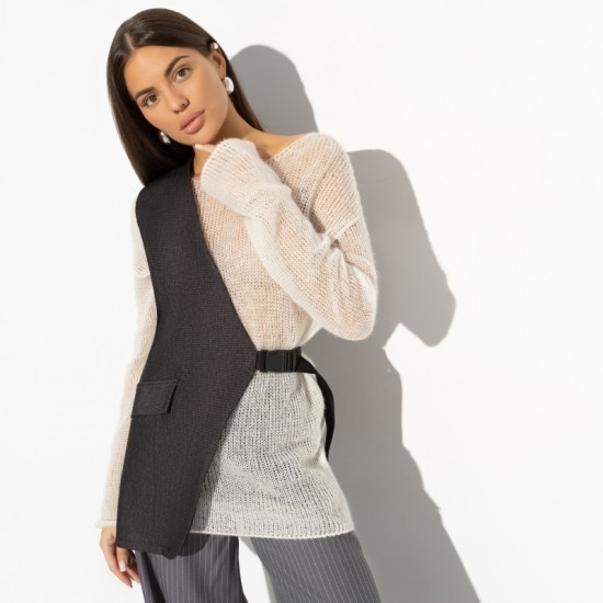 Жилет женский ассиметричного кроя Стильное повышение