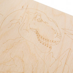 Доска для выжигания «Динозавр» - Фото 2