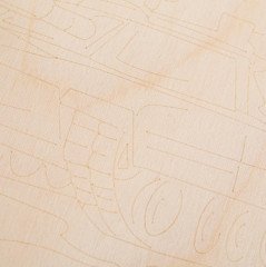 Доска для выжигания «Танк» - Фото 2