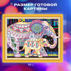 Алмазная мозаика «Индийские слоны» - Фото 11