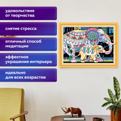 Алмазная мозаика «Индийские слоны» - Фото 12