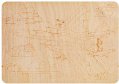 Доска для выжигания «Истребитель» - Фото 2