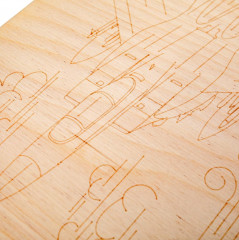 Доска для выжигания «Истребитель» - Фото 3