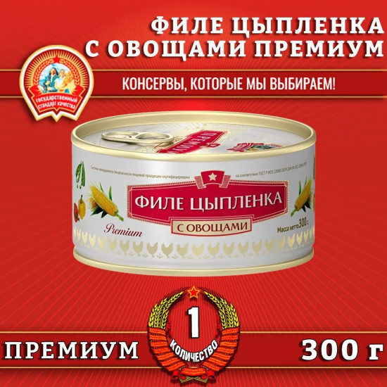 Филе цыпленка с овощами