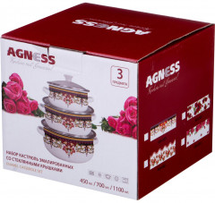 Набор кастрюль со стеклянной крышкой - Фото 1