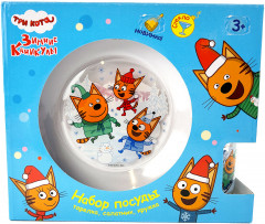 Набор посуды детской «Веселые снеговики» - Фото 2