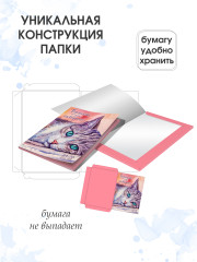 Бумага для акварели «Кот с зелеными глазами» - Фото 2