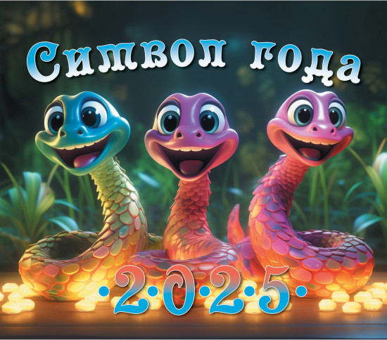 Календарь-домик на 2025 год «Символ года 1. Змеи»