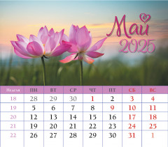 Календарь-домик на 2025 год «Цветы» - Фото 2