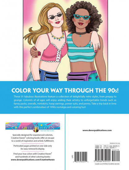 Creative Haven That's so 90s! Coloring Book