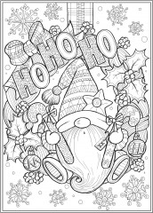 Creative Haven Christmas Gnomes Coloring Book - Фото 3