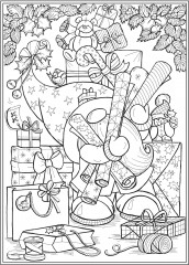 Creative Haven Christmas Gnomes Coloring Book - Фото 8