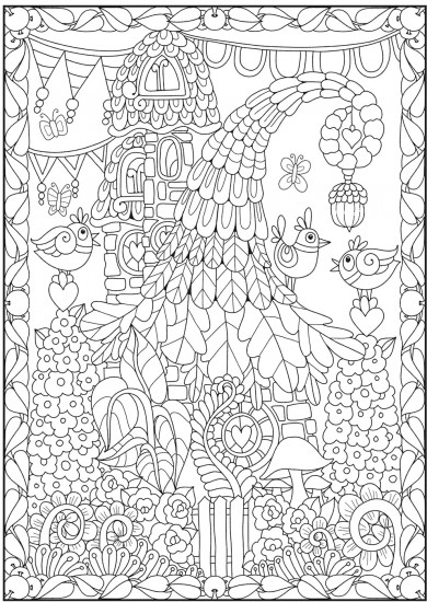 Creative Haven Whimsical Houses Coloring Book