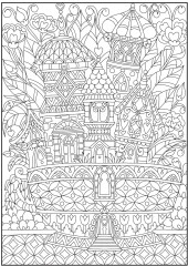 Creative Haven Whimsical Houses Coloring Book - Фото 5