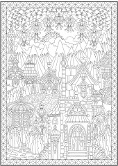 Creative Haven Whimsical Houses Coloring Book - Фото 6