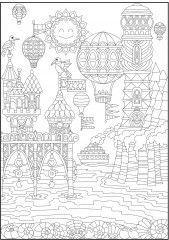 Creative Haven Whimsical Houses Coloring Book - Фото 7