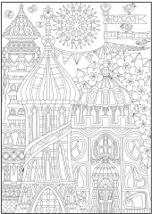 Creative Haven Whimsical Houses Coloring Book - Фото 8
