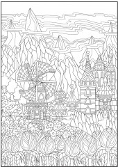 Creative Haven Whimsical Houses Coloring Book - Фото 11