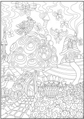 Creative Haven Whimsical Houses Coloring Book - Фото 12