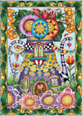 Creative Haven Whimsical Houses Coloring Book - Фото 14