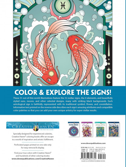 Creative Haven Astrology Coloring Book