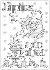 Creative Haven Afternoon Tea Coloring Book - Фото 5