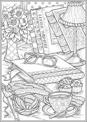 Creative Haven Afternoon Tea Coloring Book - Фото 8