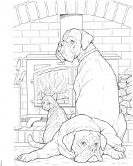 Creative Haven The Dog Lovers' Coloring Book - Фото 6