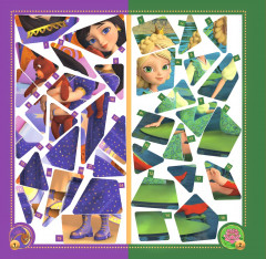 Картины из наклеек. Будь волшебной! 120 многоразовых наклеек - Фото 2