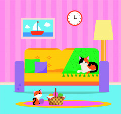 Конструктор из наклеек для малышей. Мой милый дом - Фото 1