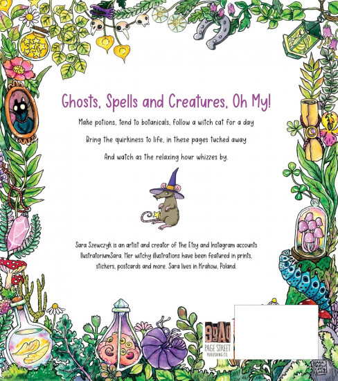 Spooky Coloring Book: Creepy But Cute Illustrations for Your Inner Witch