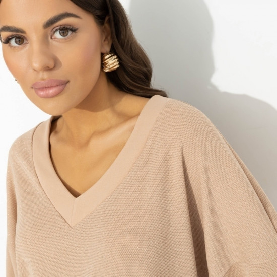 Свитшот женский с люрексом «Весьма изящна new»